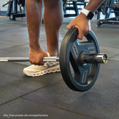 Anilha Olímpica com Anel de Metal 10Kg Envolst
