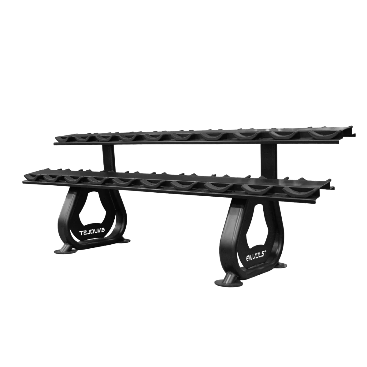 Suporte Expositor Horizontal para 10 Pares de Dumbbells Envolst