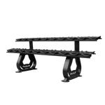 Suporte Expositor Horizontal para 10 Pares de Dumbbells Envolst