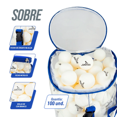 Bolinha de tênis de mesa treinamento Pista e Campo - saco com 100 und - branca