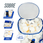 Bolinha de tênis de mesa treinamento Pista e Campo - saco com 100 und - branca