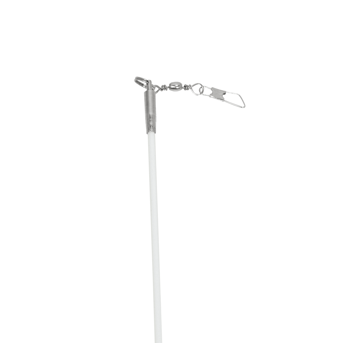 Estilete Ginástica Rítmica Fibra Vidro 60cm Branco Gracios - Empunhadura Preta