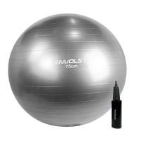 Bola Suíça Gym Ball 75cm Anti Estouro Envolst - Azul