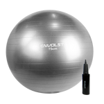 Bola Suíça Gym Ball 75cm Anti Estouro Envolst - Azul