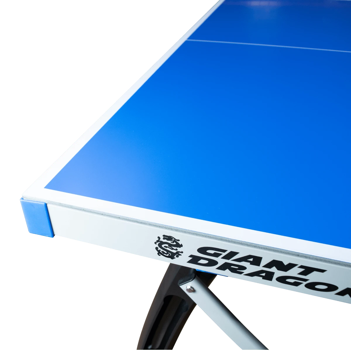 Mesa de tenis de mesa de aco e fibra ACP outdoor azul com rede S8022