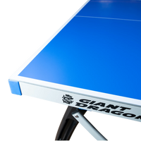 Mesa de tenis de mesa de aco e fibra ACP outdoor azul com rede S8022