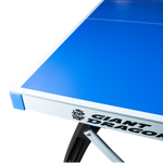 Mesa de tenis de mesa de aco e fibra ACP outdoor azul com rede S8022