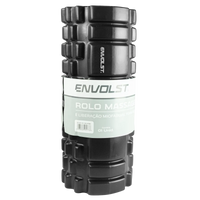 Rolo de Massagem e Liberação Miofascial Foam Roller Envolst - Preto
