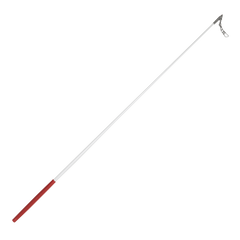 Estilete Ginástica Rítmica Fibra Vidro 60cm Branco Gracios - Empunhadura Preta