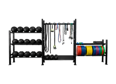 Estante Expositor de Materiais Crossfit e Musculação Envolst
