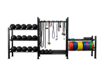 Estante Expositor de Materiais Crossfit e Musculação Envolst