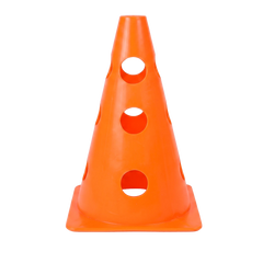 Cone Furado de sinalização de plástico 23cm Pista e Campo - Verde
