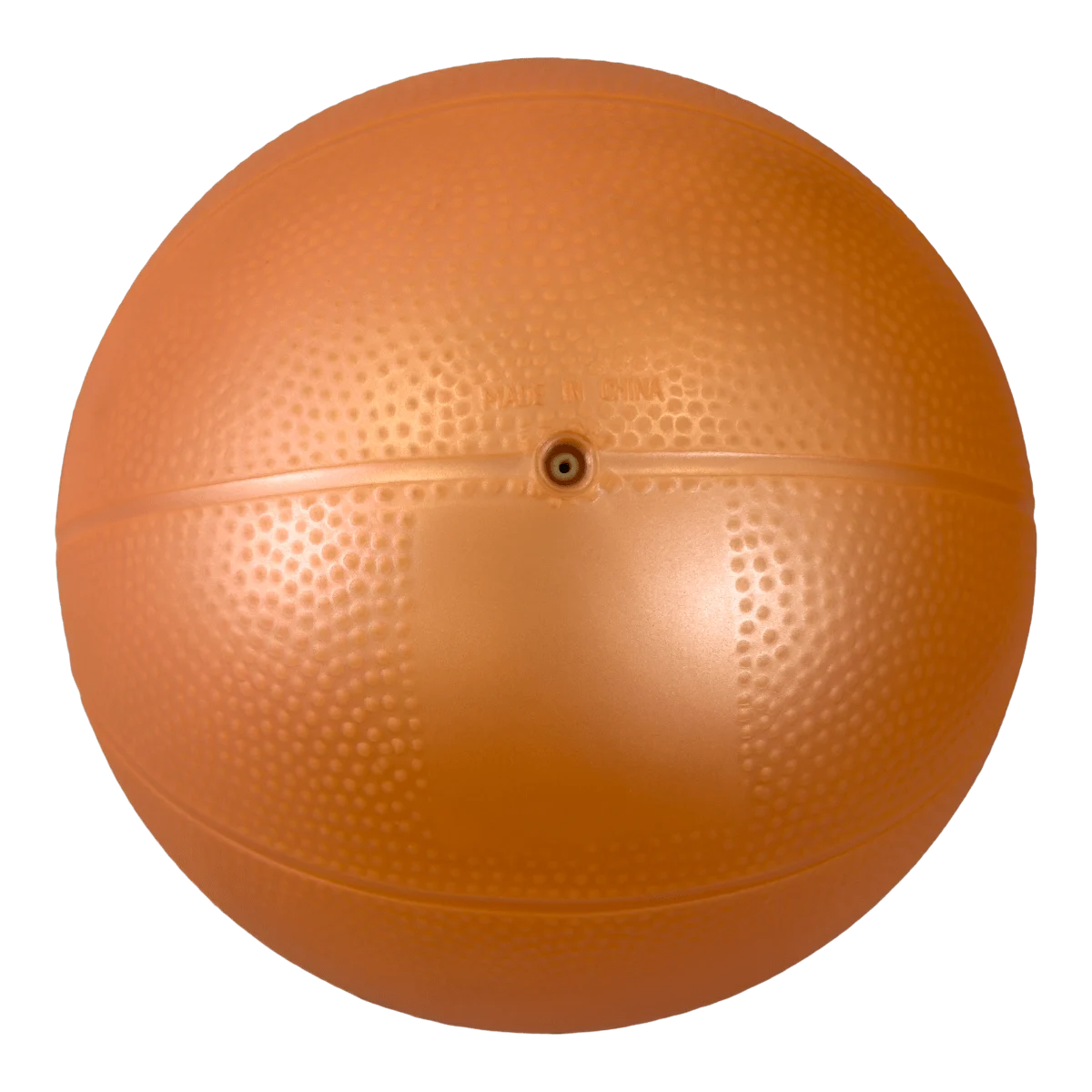 Bola de exercícios (medicine ball econômica) de pvc com areia 2kg laranja Pista e Campo