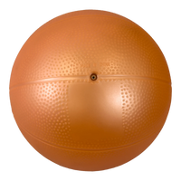 Bola de exercícios (medicine ball econômica) de pvc com areia 2kg laranja Pista e Campo