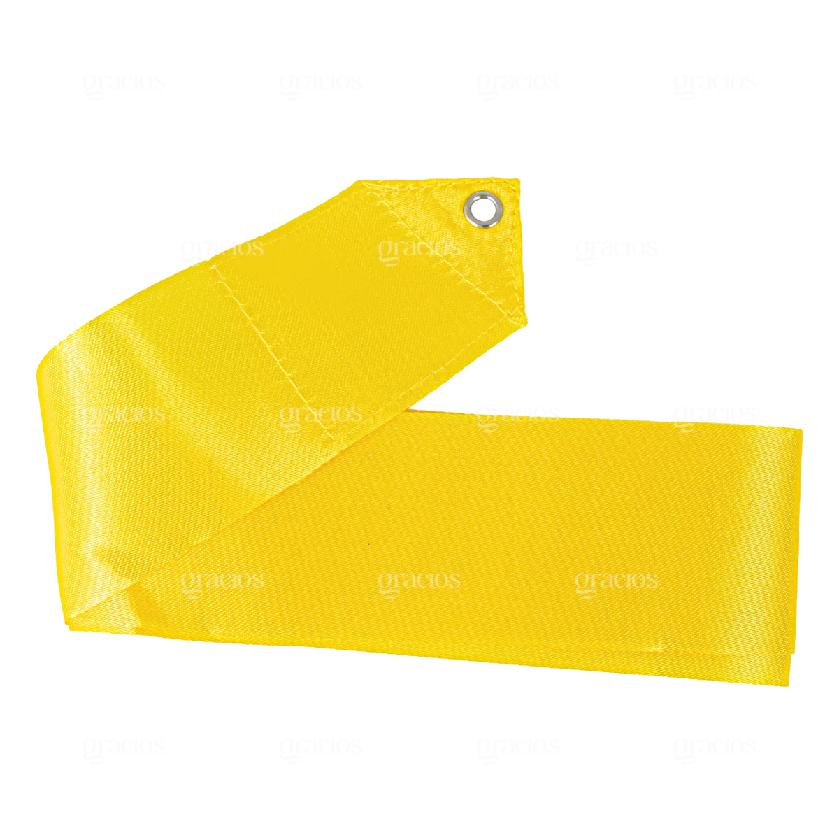Fita Ginástica Rítmica Cetim 6m Gracios - Amarelo