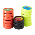 Prancheta tática magnética com caneta para treinamento de basquete Pista e Campo - Modelo pasta preta