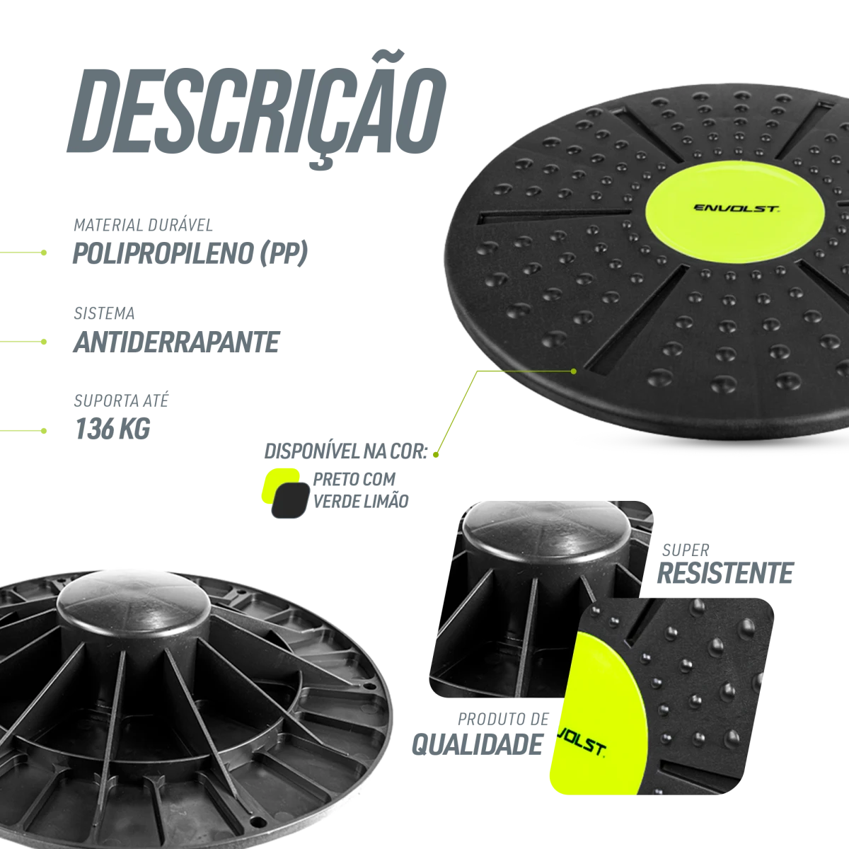 Disco de Equilíbrio Rígido Envolst