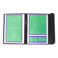 Prancheta tática magnética com caneta para treinamento de handebol Pista e Campo - Modelo pasta preta