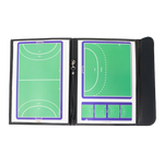 Prancheta tática magnética com caneta para treinamento de handebol Pista e Campo - Modelo pasta preta