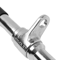 Puxador Barra Reta 48cm Pulley Cromado Maciço com Giro Envolst