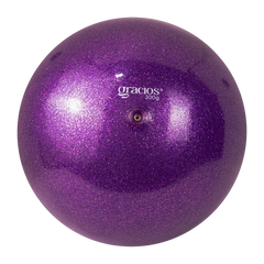 Bola Ginástica Rítmica Oficial 300g Glitter Gracios - Roxo