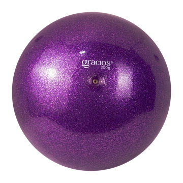 Bola Oficial de Ginástica Rítmica 300g Infantil com Glitter Gracios