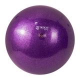 Bola Ginástica Rítmica Oficial 300g Glitter Gracios - Roxo