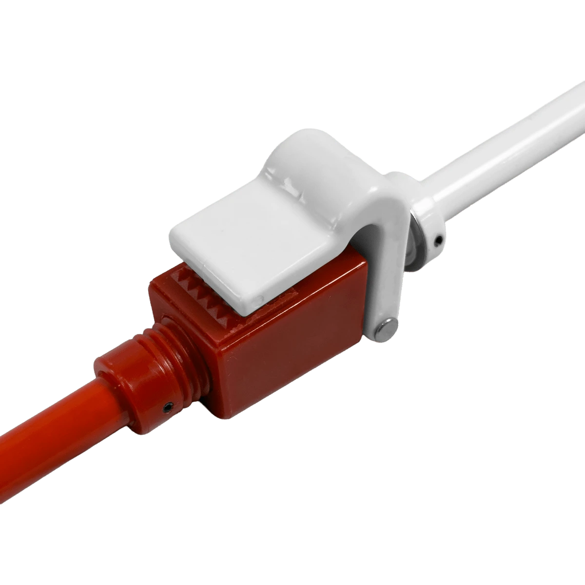 Antena de voleibol de fibra de vidro profissional com suporte regulável para encaixe Pista e Campo - par