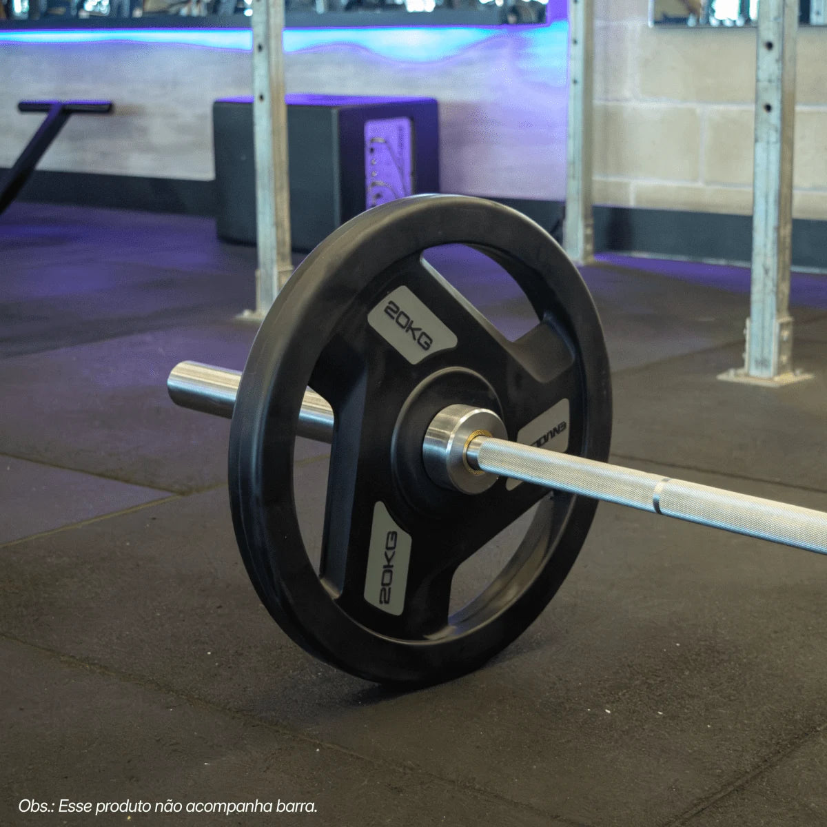 Kit 100kg Anilhas Olímpicas Profissionais Vulcanizadas Envolst