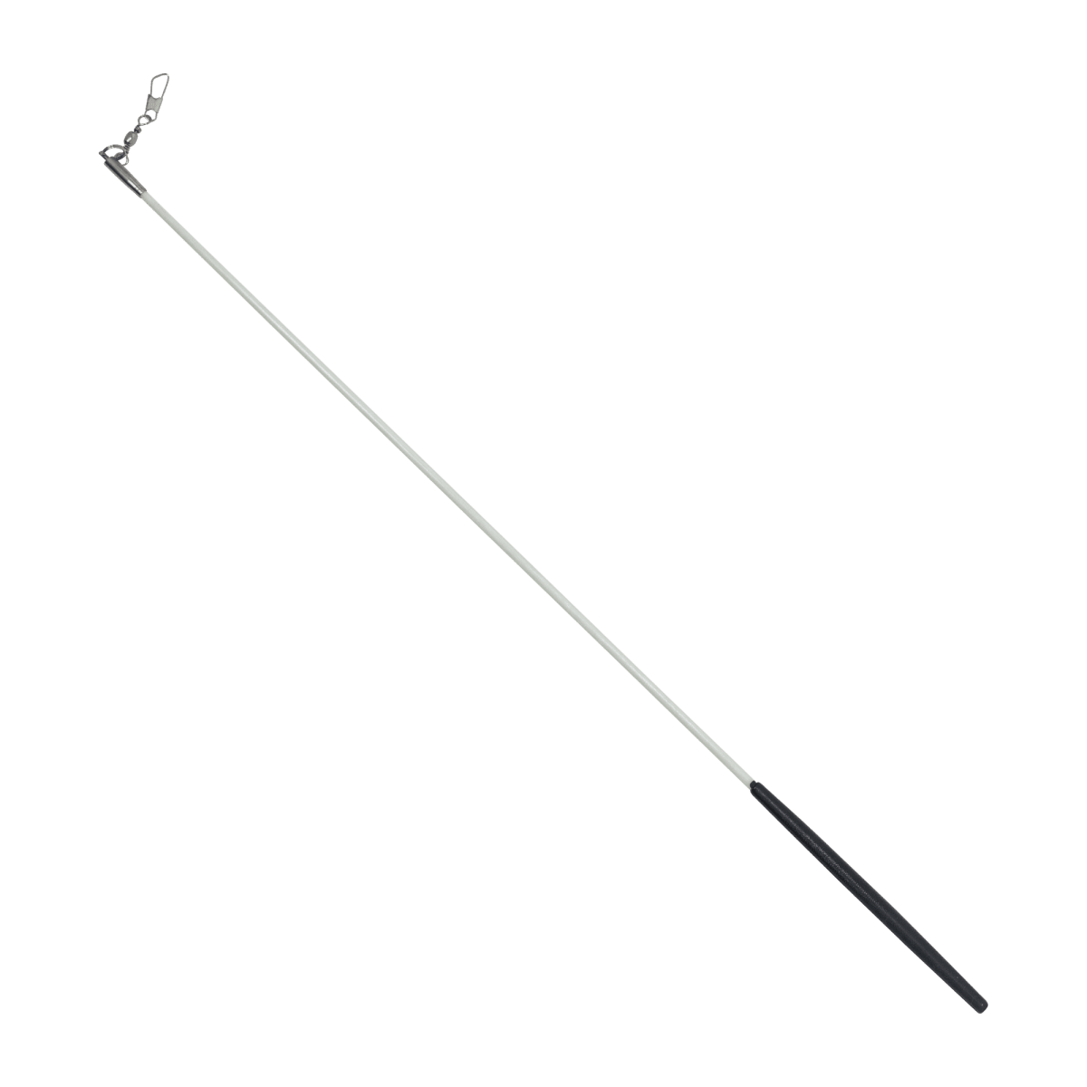  Estilete Ginástica Rítmica Fibra Vidro 50cm Branco Gracios - Empunhadura Preta