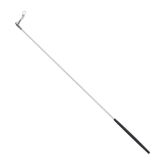  Estilete Ginástica Rítmica Fibra Vidro 50cm Branco Gracios - Empunhadura Preta