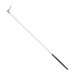  Estilete Ginástica Rítmica Fibra Vidro 50cm Branco Gracios - Empunhadura Preta