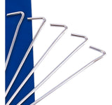 Presilhas estacas de aço 18cm com cordinhas Pista e Campo - cnj com 12 und