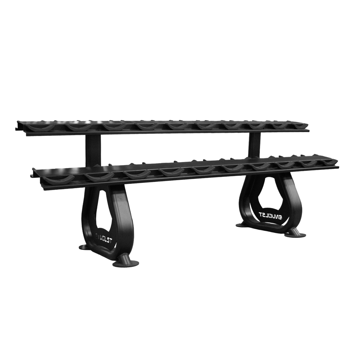 Suporte Expositor Horizontal para 10 Pares de Dumbbells Envolst