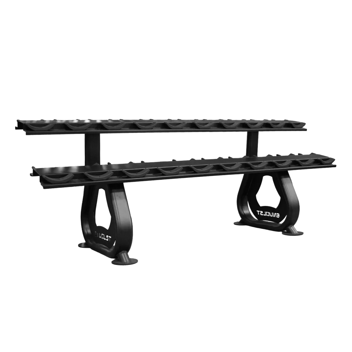 Suporte Expositor Horizontal para 10 Pares de Dumbbells Envolst