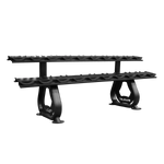Suporte Expositor Horizontal para 10 Pares de Dumbbells Envolst