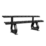 Suporte Expositor Horizontal para 10 Pares de Dumbbells Envolst