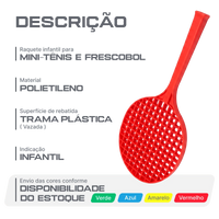 Raquete infantil para mini-tênis e frescobol Pista e Campo