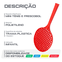 Raquete infantil para mini-tênis e frescobol Pista e Campo