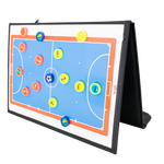 Prancheta tática magnética com caneta para treinamento de futsal Pista e Campo - Modelo pasta preta