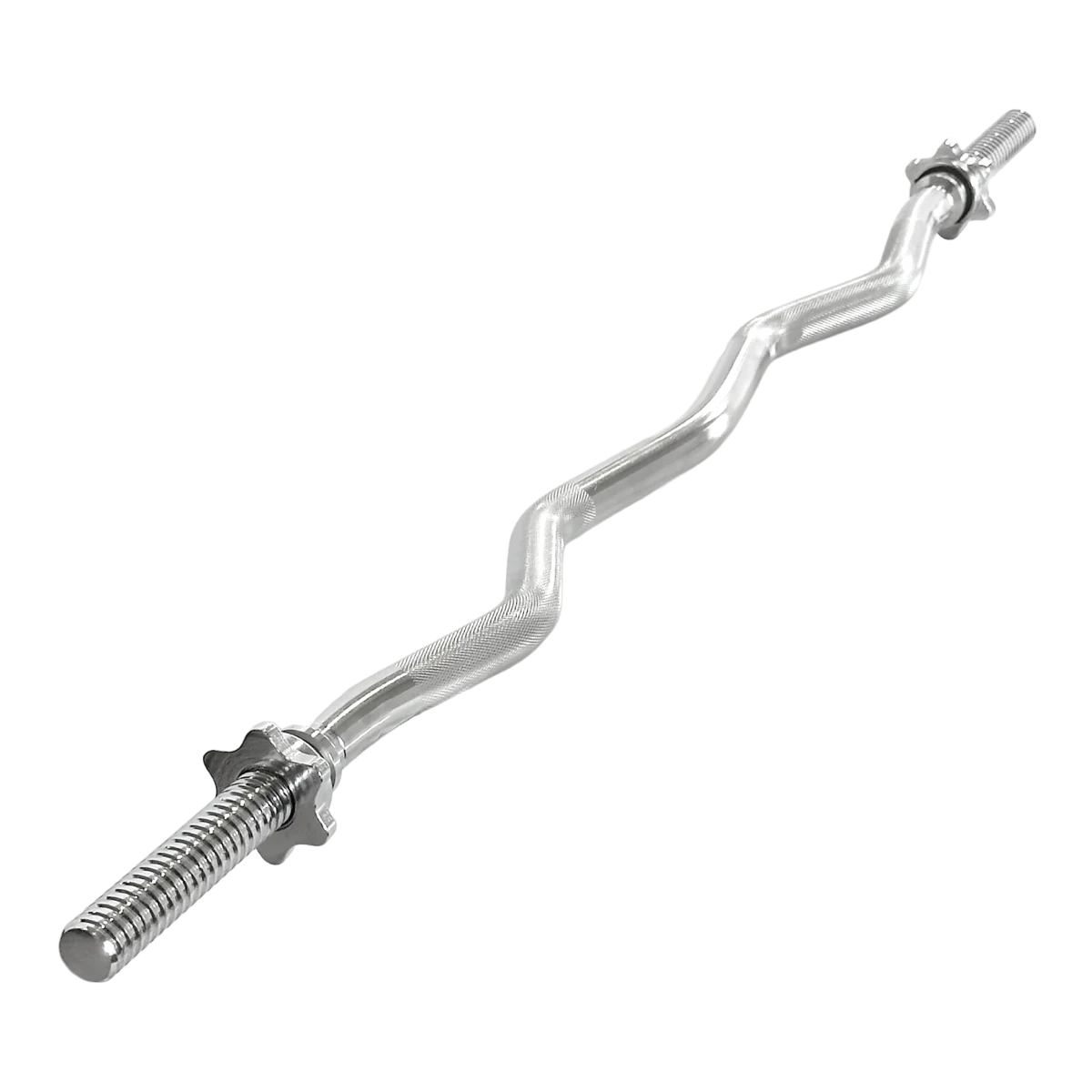 Barra de Musculação W 1,20m Maciça 28mm com Rosca Envolst
