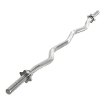 Barra de Musculação W 1,20m Maciça 28mm com Rosca Envolst