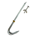 Quadro elástico de aço para retorno de bolas 1x1m Velden