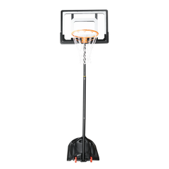 Tabela de basquete infantil juvenil móvel com poste, quadro de policarbonato e aro Velden