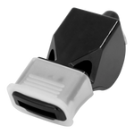 Apito de plástico tipo Fox com cordão Velden - Preto