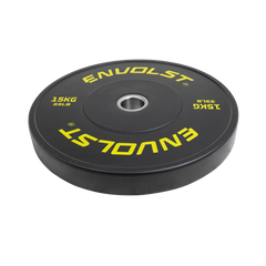 Anilha Olímpica Bumper para Crossfit e LPO 15Kg Envolst