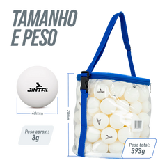 Bolinha de tênis de mesa treinamento Pista e Campo - saco com 100 und - branca