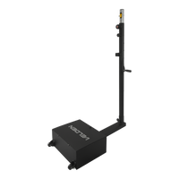 Par de postes móveis de tênis, badminton e voleibol Pista e Campo