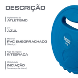 Implemento de Atletismo PVC Macio 350g Pista e Campo