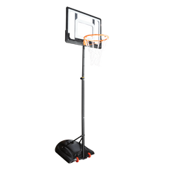 Tabela de basquete infantil juvenil móvel com poste, quadro de policarbonato e aro Velden